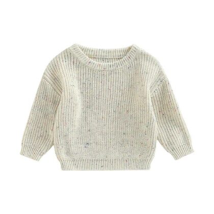 Flecked Pullover Sweater